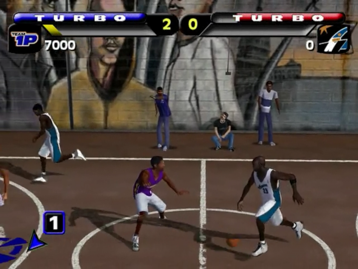 NBA Street gameplay for Nintendo GameCube (GC) video game