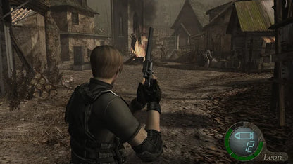 Resident Evil 4 Greatest Hits PlayStation 2 PS2 video game, survival horror action, third-person shooter, classic Capcom title gameplay