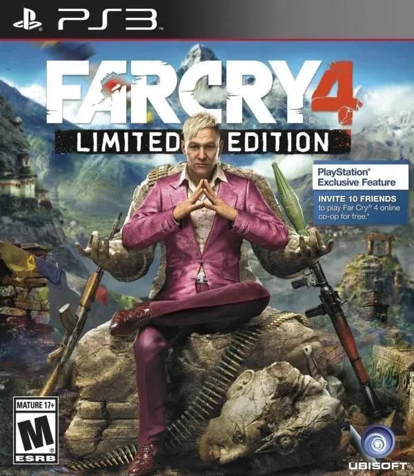 Far Cry 4 [Limited Edition] cover art for PlayStation 3 (PS3) video game