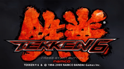Tekken 6 start button for PlayStation Portable (PSP) 3D fighting game
