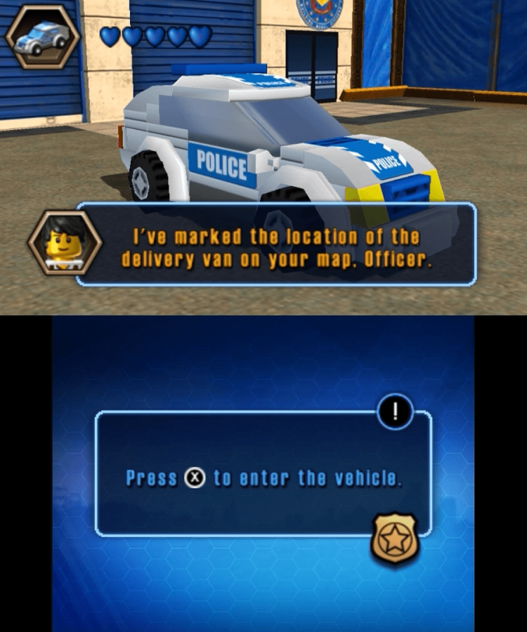 LEGO City Undercover: The Chase Begins gameplay for Nintendo 3DS (3DS) action adventure video game