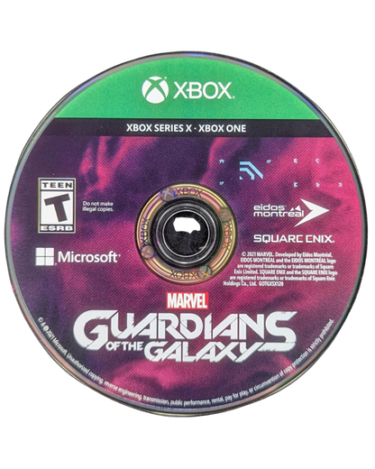Marvel’s Guardians of the Galaxy Cosmic Deluxe Edition Xbox Series X video game, action adventure, superhero team gameplay, story-driven Marvel title disc