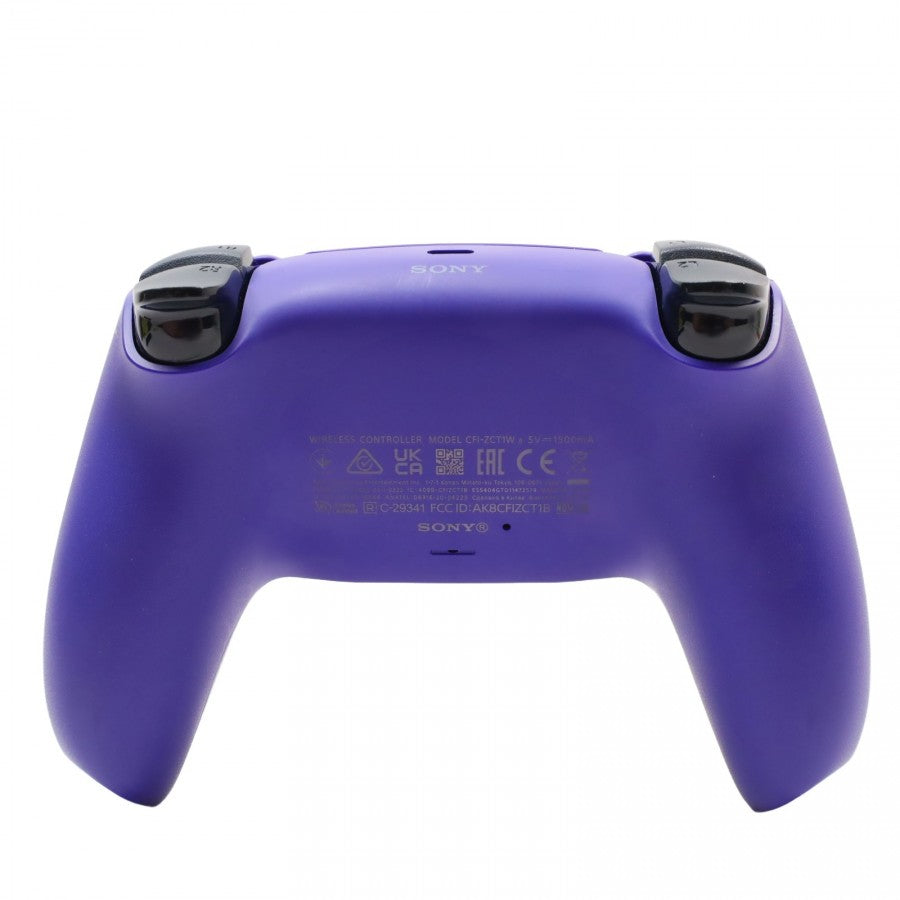 PlayStation 5 DualSense Wireless Controller New Galactic Purple official accessory immersive gaming haptic feedback adaptive triggers built-in microphone create button back of controller