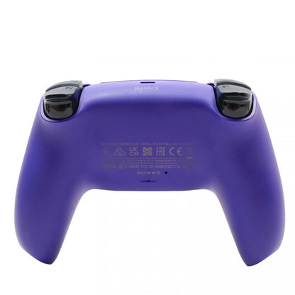 PlayStation 5 DualSense Wireless Controller New Galactic Purple official accessory immersive gaming haptic feedback adaptive triggers built-in microphone create button back of controller