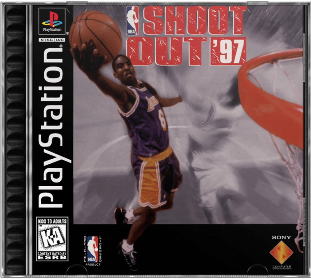 NBA ShootOut 97 cover art for PlayStation 1 (PS1) video game