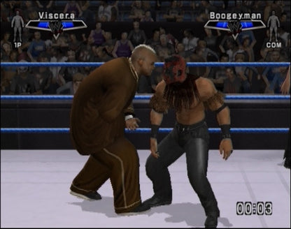 WWE SmackDown vs Raw 2007 retro PlayStation 2 video game WWE wrestling sports entertainment fighting multiplayer career mode arcade combat console title PlayStation 2 release gameplay