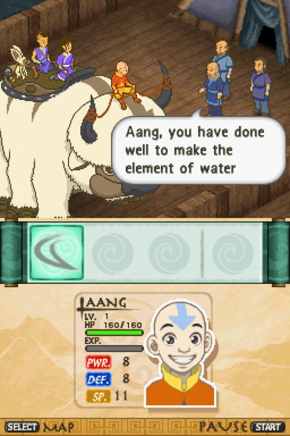 Avatar: The Last Airbender – The Burning Earth gameplay for Nintendo DS (DS) action adventure video game