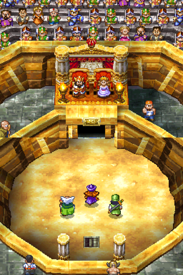 Dragon Quest IV Chapters of the Chosen Nintendo DS video game, JRPG, fantasy adventure, turn-based combat, classic Dragon Quest title gameplay
