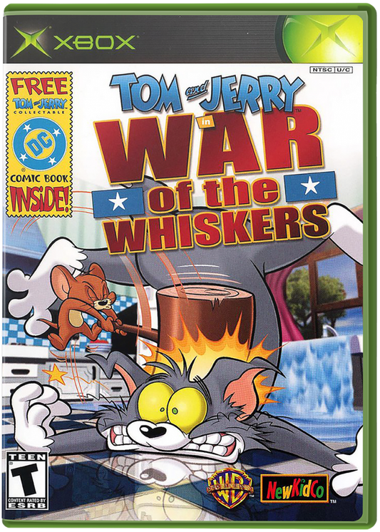 Tom and Jerry: War of Whiskers cover art for Xbox (XBOX) video game