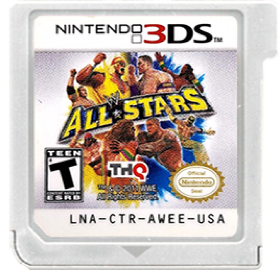 WWE All Stars cartridge for Nintendo 3DS (3DS) wrestling sports video game