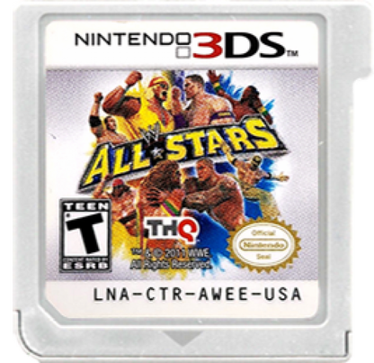WWE All Stars cartridge for Nintendo 3DS (3DS) wrestling sports video game