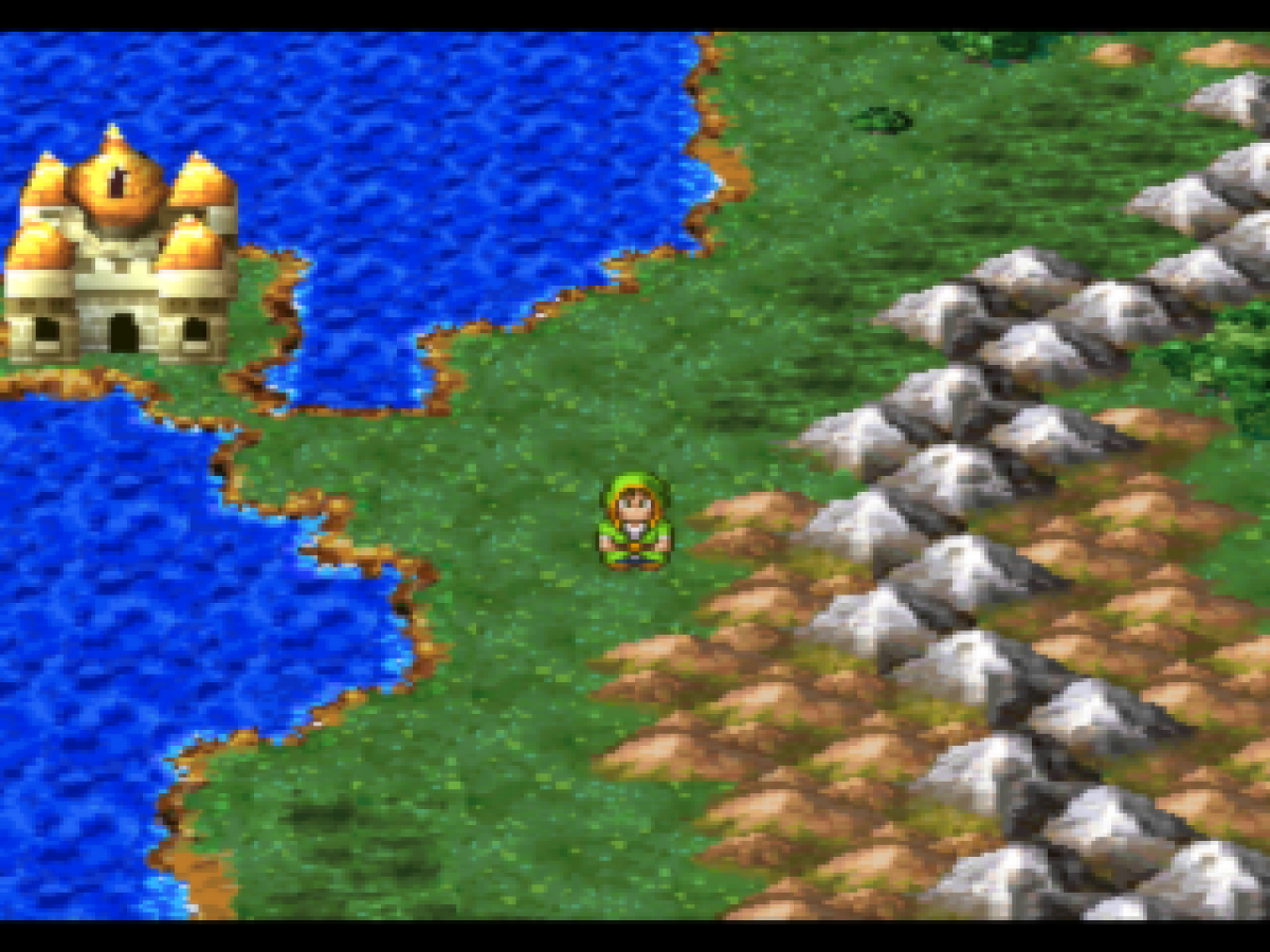 Dragon Warrior VII retro fantasy role-playing RPG game for PlayStation 1 (PS1) gameplay
