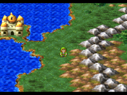 Dragon Warrior VII retro fantasy role-playing RPG game for PlayStation 1 (PS1) gameplay