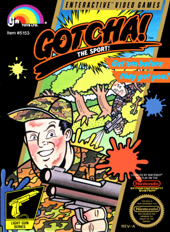Gotcha cover art for Nintendo Entertainment System (NES) retro video game