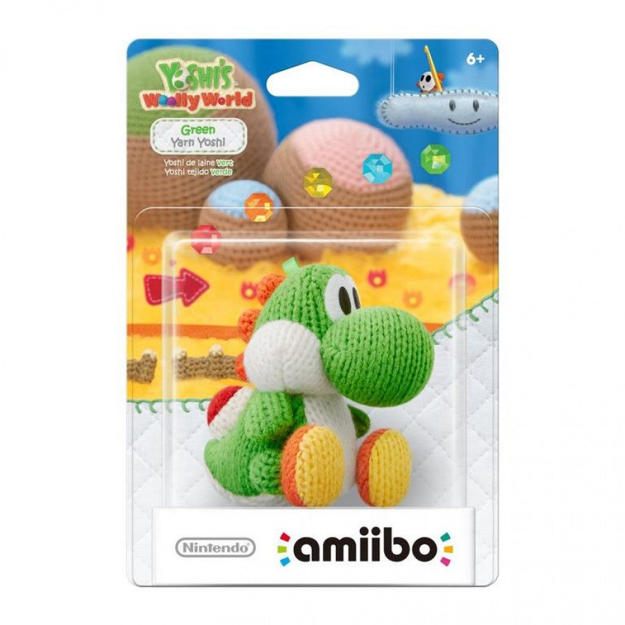 Green Yarn Yoshi Amiibo Yoshis Woolly World sealed Nintendo figure