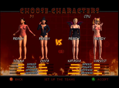 Outlaw Volleyball Red Hot Xbox game featuring edgy arcade-style sports gameplay, fast-paced volleyball action, and over-the-top presentation gameplay