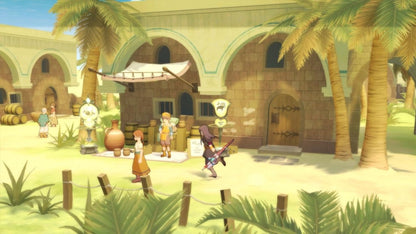 Tales of Vesperia Definitive Edition retro PlayStation 4 video game Tales of Vesperia fantasy JRPG action combat anime style adventure storytelling console title PlayStation 4 release gameplay