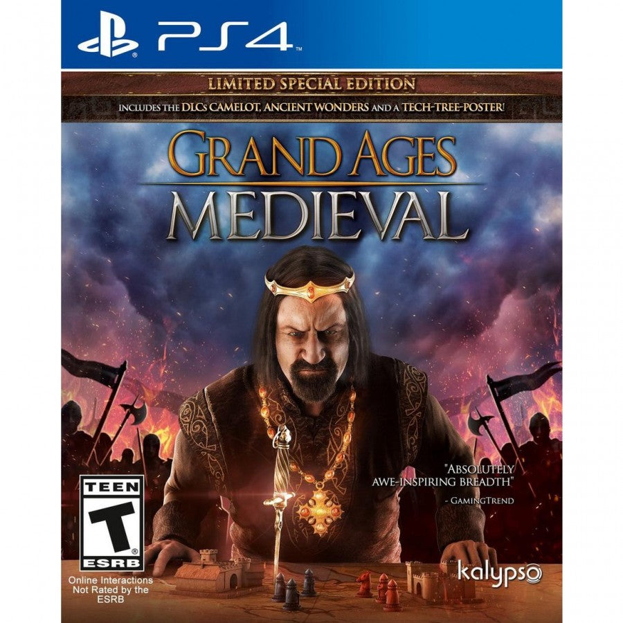 Grand Ages Medieval cover art for PlayStation 4 PS4 video game