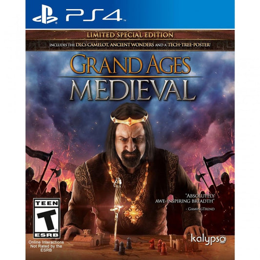 Grand Ages Medieval cover art for PlayStation 4 PS4 video game