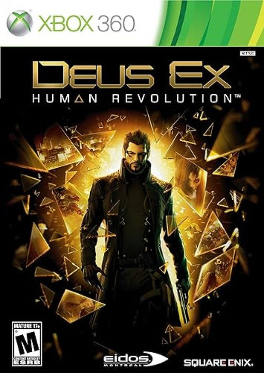 Deus Ex: Human Revolution cover art for Xbox 360 (X360) video game