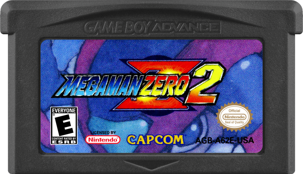 Mega Man Zero 2 game cartridge for Game Boy Advance (GBA) video game