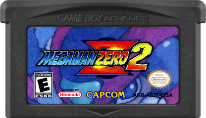 Mega Man Zero 2 game cartridge for Game Boy Advance (GBA) video game
