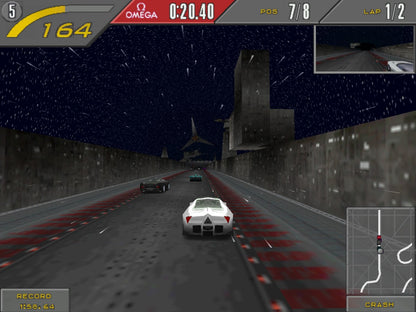 Need for Speed II Greatest Hits PlayStation 1 PS1 video game, arcade racing, exotic sports cars, classic racing gameplay, retro console title gameplay screenshot
