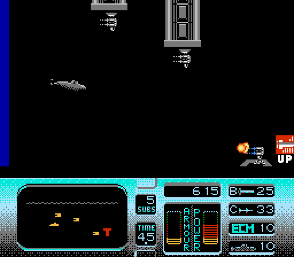 Hunt for Red October Nintendo Entertainment System NES video game featuring submarine action gameplay naval combat underwater missions strategic navigation torpedo attacks enemy submarines stealth operations ocean environments and classic 8 bit Nintendo gameplay retro video game collection collectible gaming appeal gameplay