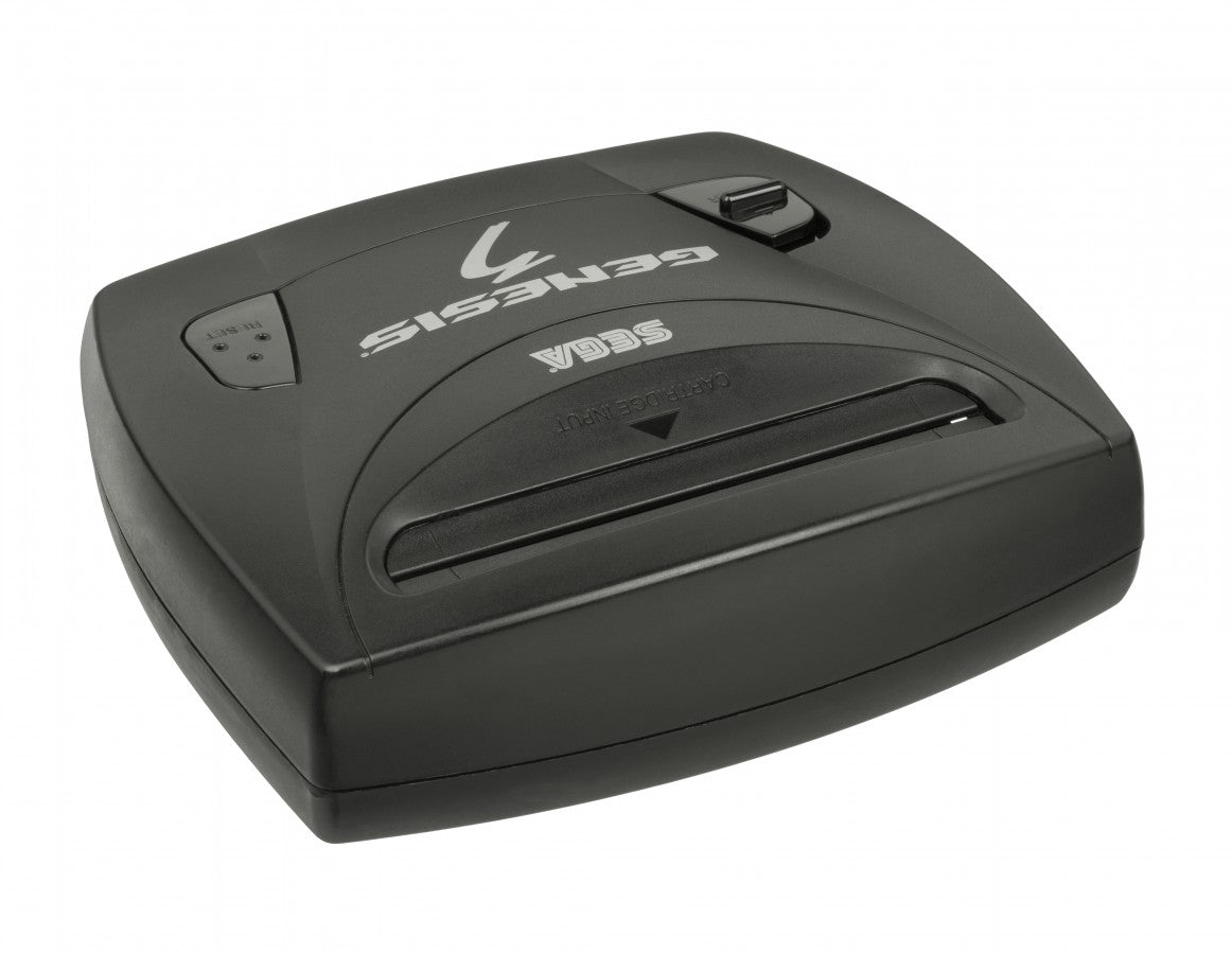 Sega Genesis Console Model 3 GEN Good Condition Sega Genesis gaming console featuring compact Model 3 design classic 16 bit hardware home gaming system retro video game console Sega gaming collection collectible console and gaming setup appeal left side