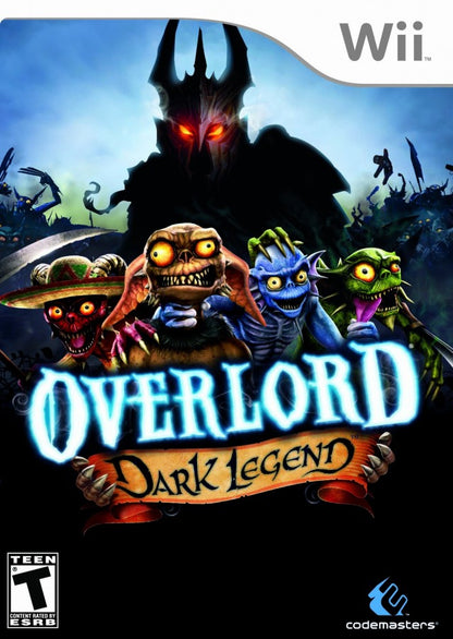 Overlord: Dark Legend cover art for Nintendo Wii (Wii) video game
