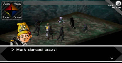Shin Megami Tensei: Persona cartridge for the PlayStation Portable featuring turn based RPG gameplay with social simulation elements demon summoning and strategic battles in a modern Japanese high school setting gameplay 