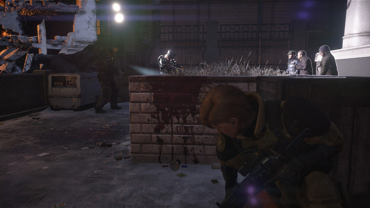 Left Alive Day One Edition retro PlayStation 4 video game Left Alive survival action shooter stealth combat mech warfare sci fi adventure console title PlayStation 4 release gameplay