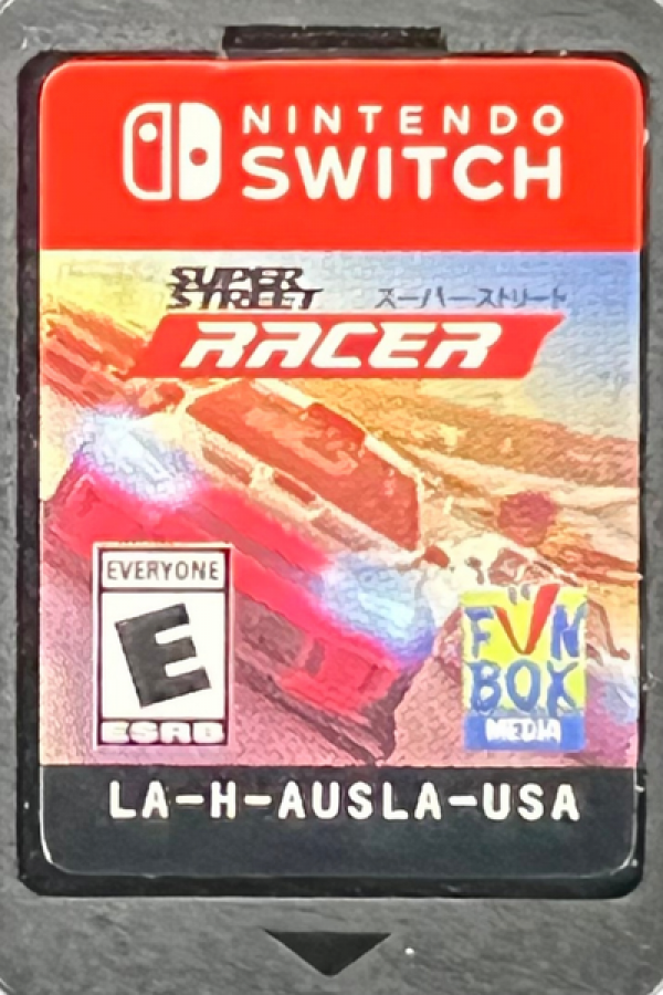 Super Street Racer Nintendo Switch NS for racing video game fans featuring high speed street racing customizable cars performance upgrades arcade style driving challenging tracks competitive events vehicle tuning and portable multiplayer action collectible gaming appeal cartidge