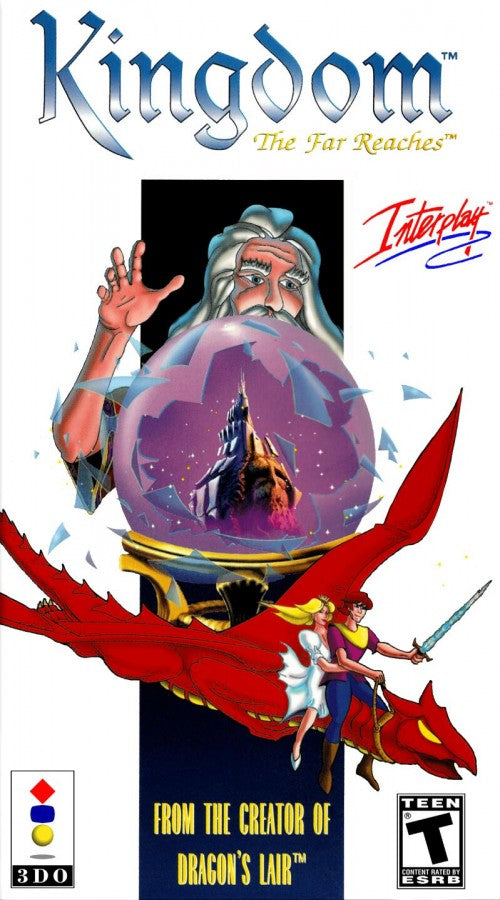 Kingdom: The Far Reaches cover art for Panasonic 3DO (3DO) interactive fantasy adventure video game