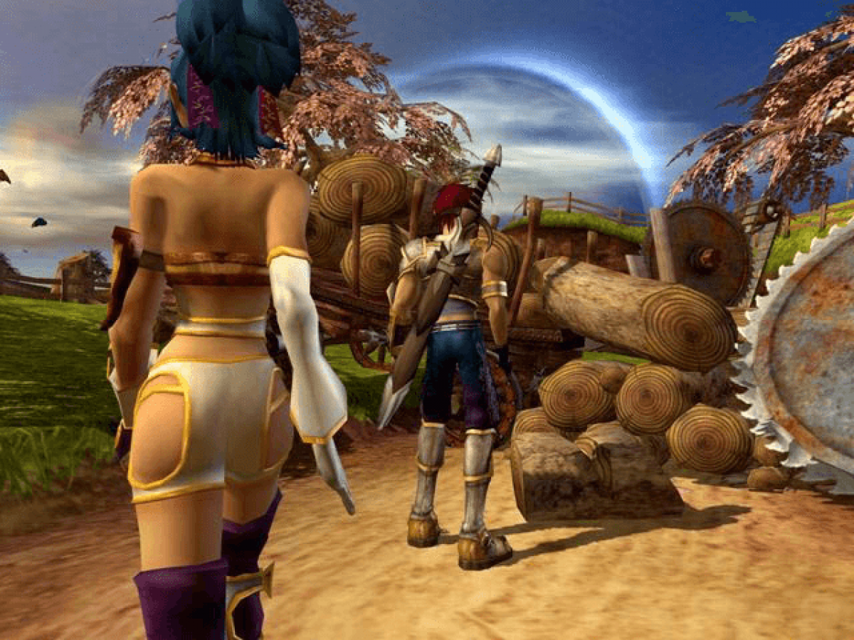 Sudeki Xbox game featuring action RPG combat, character switching gameplay, and an epic fantasy adventure storyline gameplay