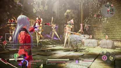 Scarlet Nexus for PlayStation 4 (PS4) at Gamers INC, featuring a futuristic action RPG with fast-paced psychokinetic combat, stylish anime-inspired visuals, and a dual-protagonist story where you unravel the mystery of the Other threat in the world of New Himuka gameplay screenshot