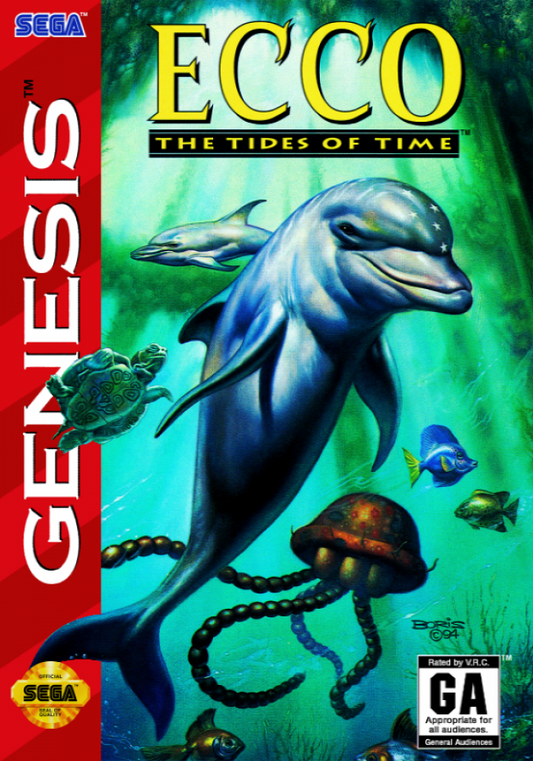 Ecco: The Tides of Time cover art for Sega Genesis (GEN) video game