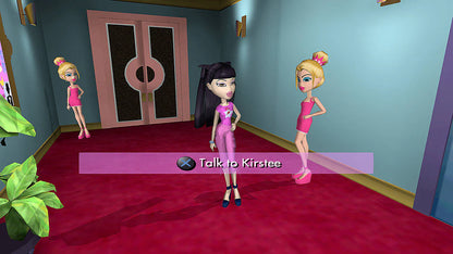Bratz: The Movie for PlayStation 2 with fashion-focused teen adventure theme gameplay