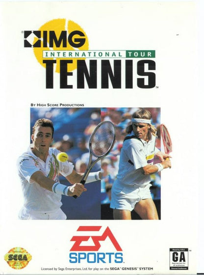 IMG International Tour Tennis cover art for Sega Genesis (GEN) video game