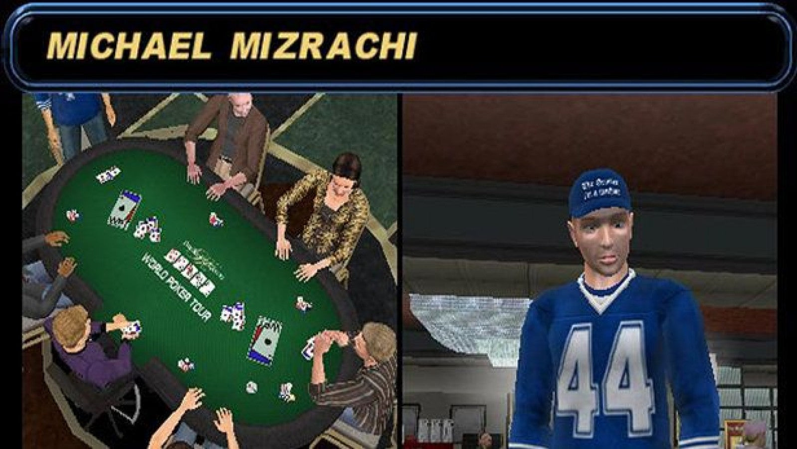 World Poker Tour – PlayStation 2 (PS2) video game gameplay, poker.