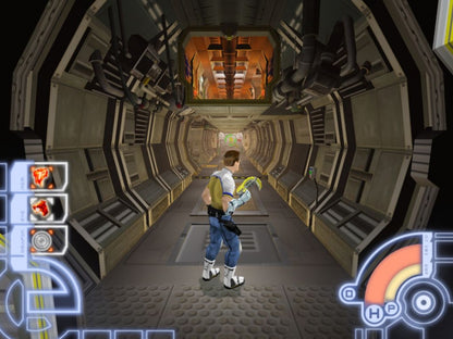 RTX Red Rock – PlayStation 2 (PS2) video game gameplay, sci-fi action-adventure game.