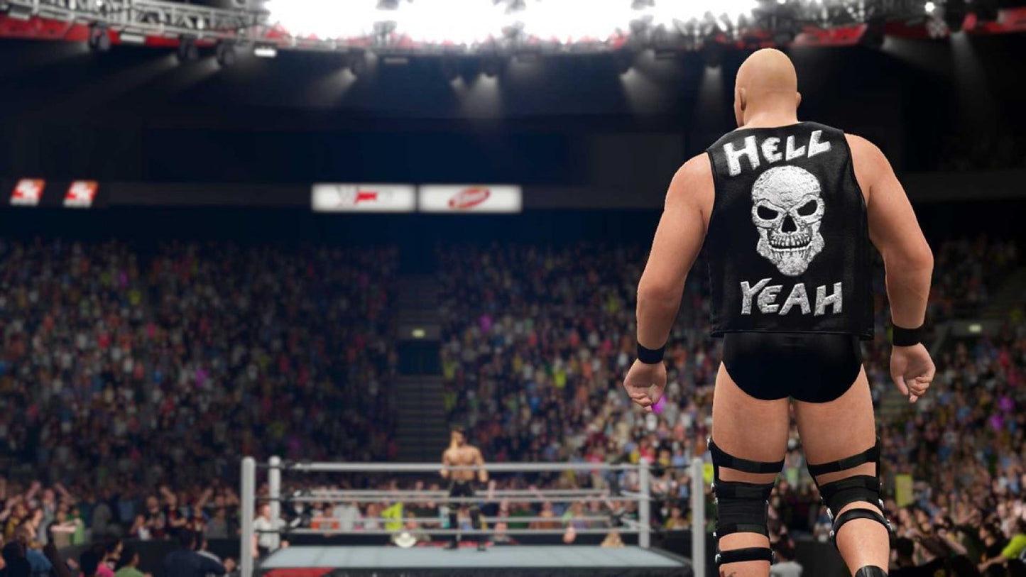 WWE 2K16 – PlayStation 4 (PS4) video game gameplay, professional wrestling sports game.