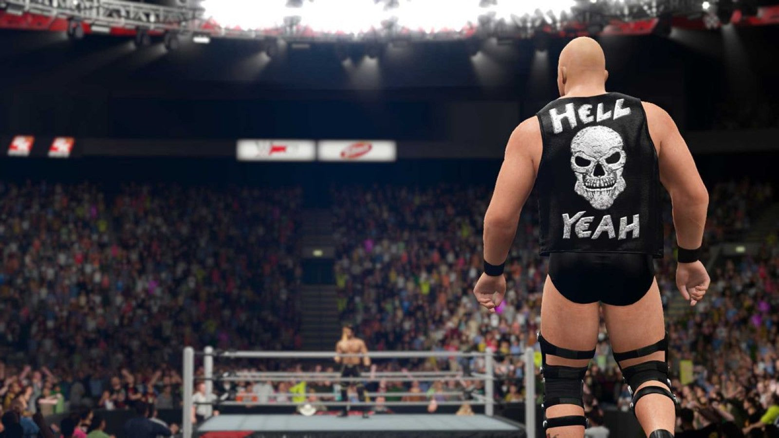 WWE 2K16 – PlayStation 4 (PS4) video game gameplay, professional wrestling sports game.