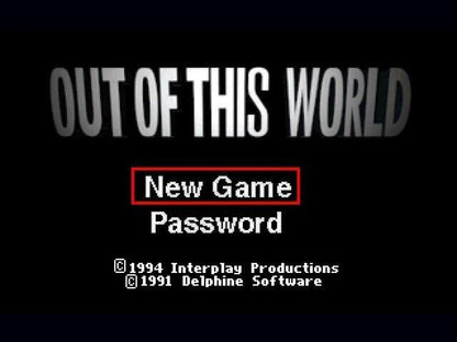 Out of This World gameplay for Panasonic 3DO (3DO) cinematic action adventure video game