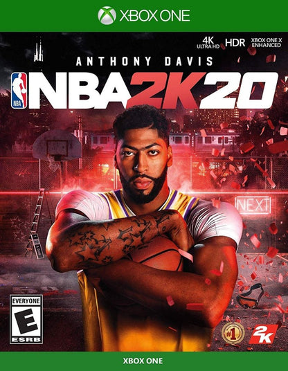 NBA 2K20 cover art for Xbox One (XONE) sports basketball video game