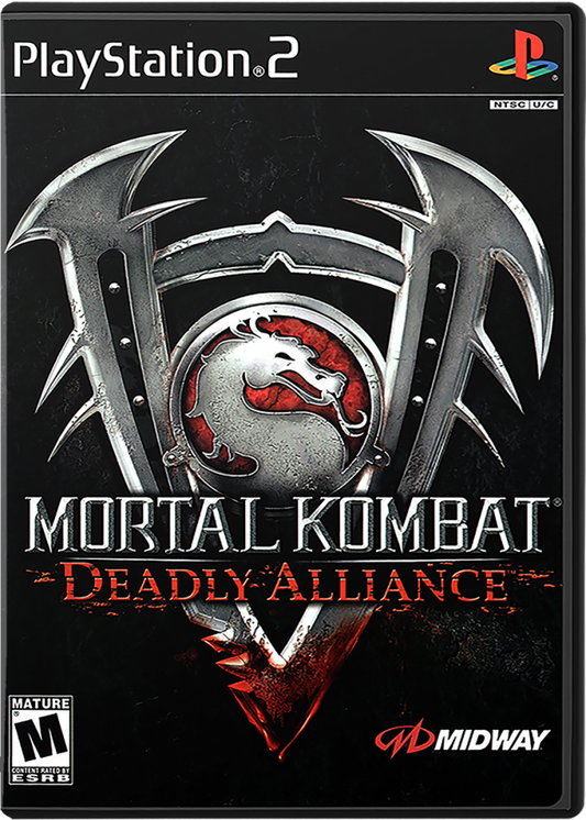 Mortal Kombat Deadly Alliance PlayStation 2 (PS2) fighting video game cover art