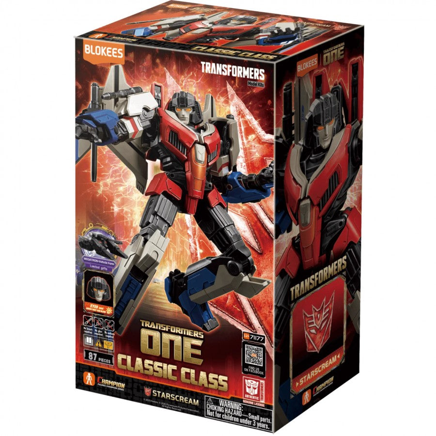 Blokees Transformers Classic Class 16 ONE Starscream model kit
