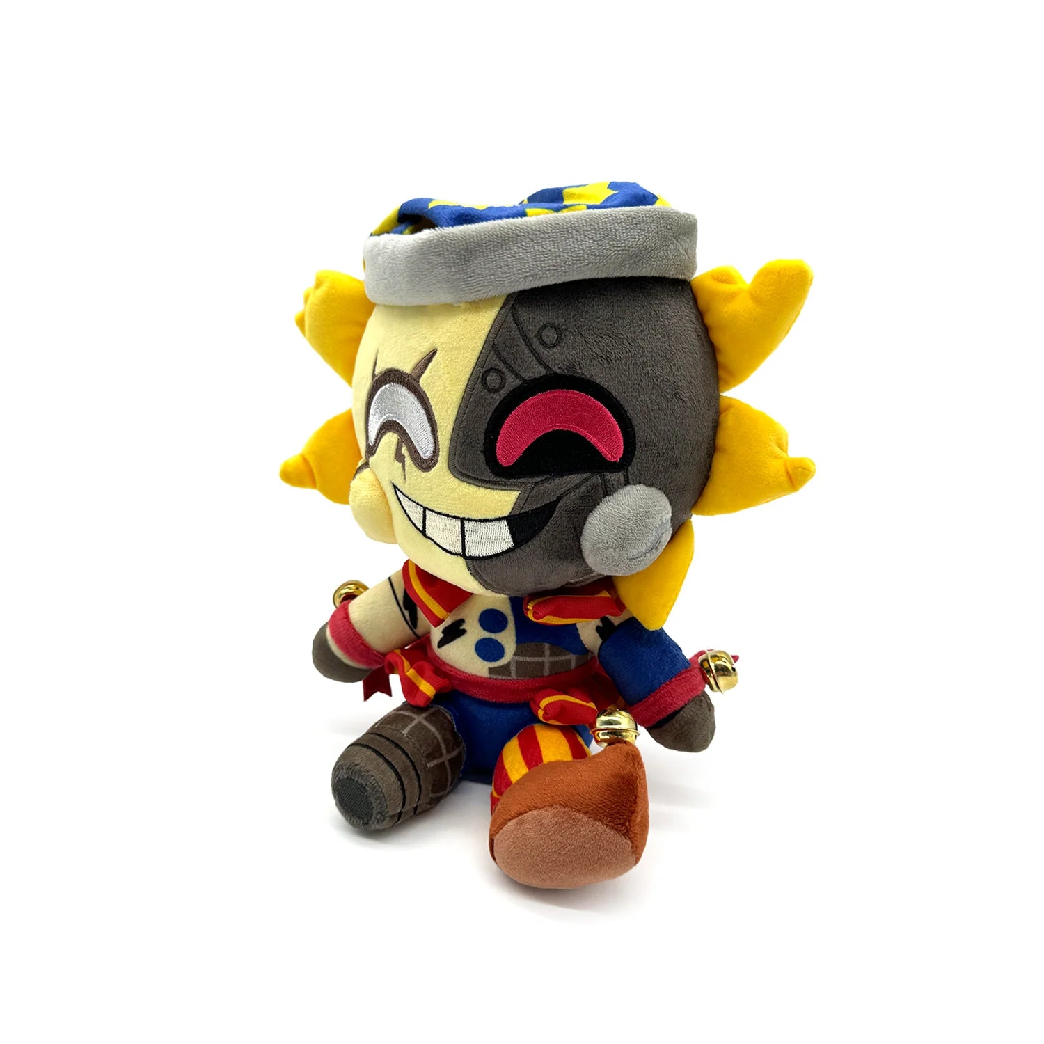 Five Nights at Freddys Ruined Eclipse 9 inch plush toy featuring detailed character design soft stuffed horror game collectible and official FNAF merchandise for fans side angle