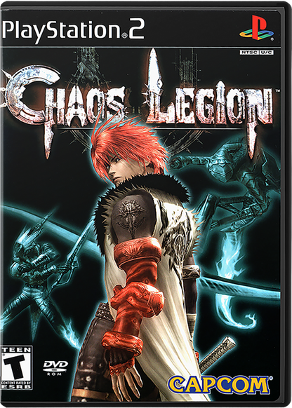 Chaos Legion for PlayStation 2 with dark fantasy action and strategic combat gameplay theme cover art