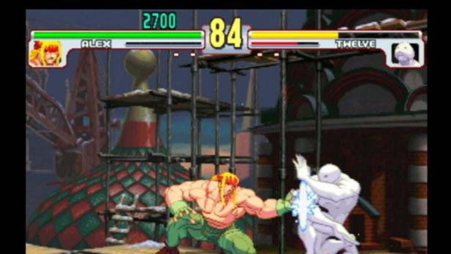 Street Fighter Anniversary Collection – PlayStation 2 (PS2) video game gameplay, 2D and 3D fighting game compilation.